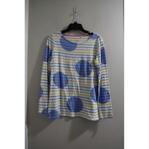Boden Women's Stripes‎ Ahead Polka Dot Long Sleeve Top Size US 6